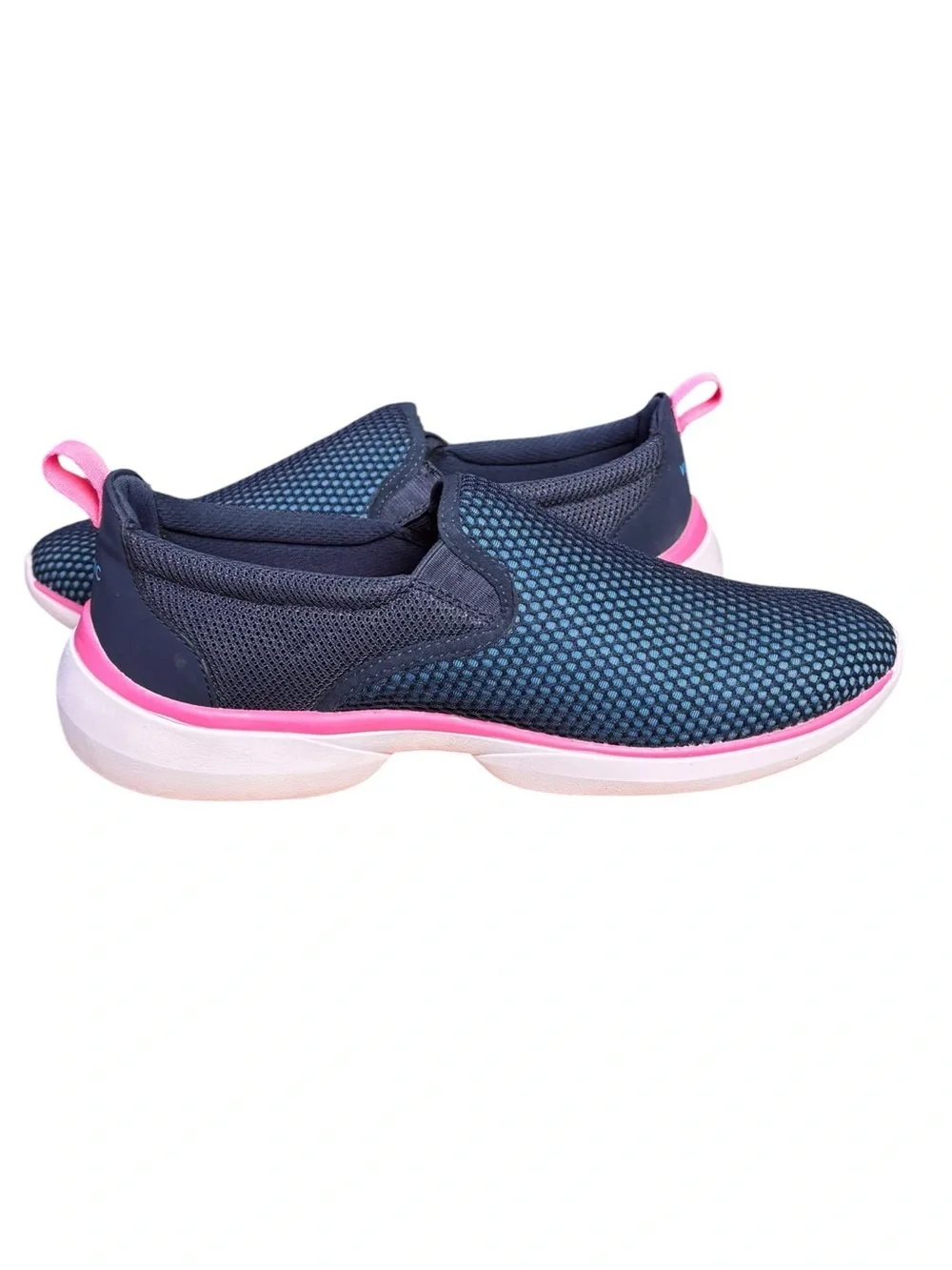 Vionic Vortex Zeta Slip-On Sneakers – Navy Blue & Pink | Women’s Size 9